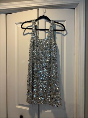 Show Me Your MuMu - After Hours Mini Dress in Silver